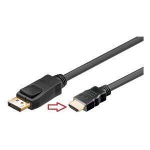 Cablu DisplayPort tata la HDMI tata 2m V1.2 4K UltraHD 24Hz