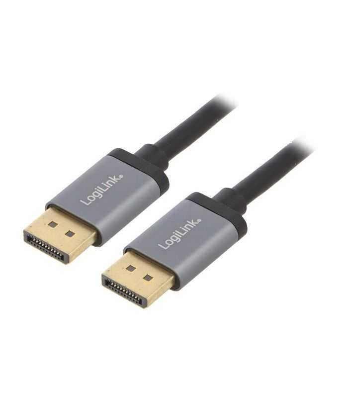 Cablu DisplayPort v1.2 HDCP v1.3 1m tata-tata negru LOGILINK CDA0100