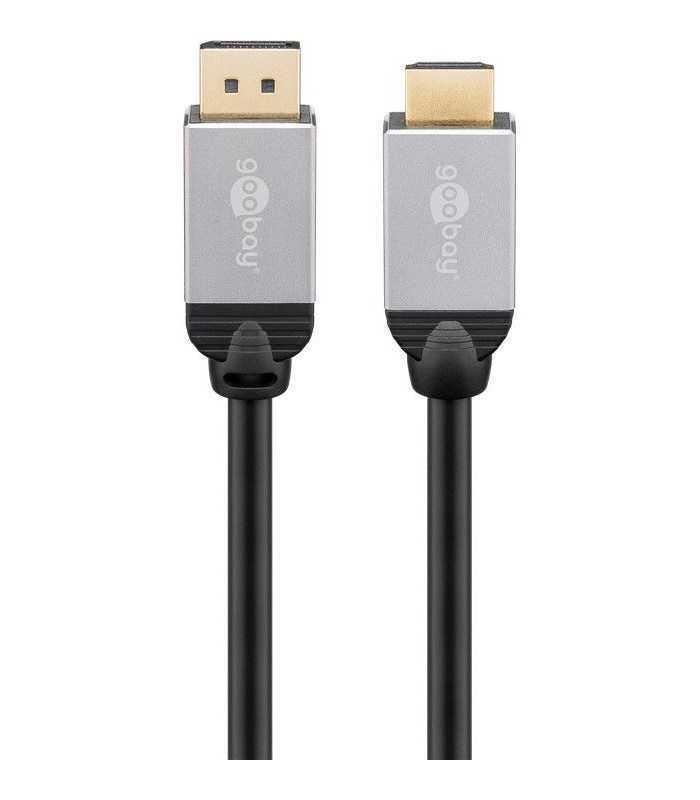 cablu displayport v12 hdmi v20 5m 3d ultra hd 4k 50 60hz 2160p goobay plus 3