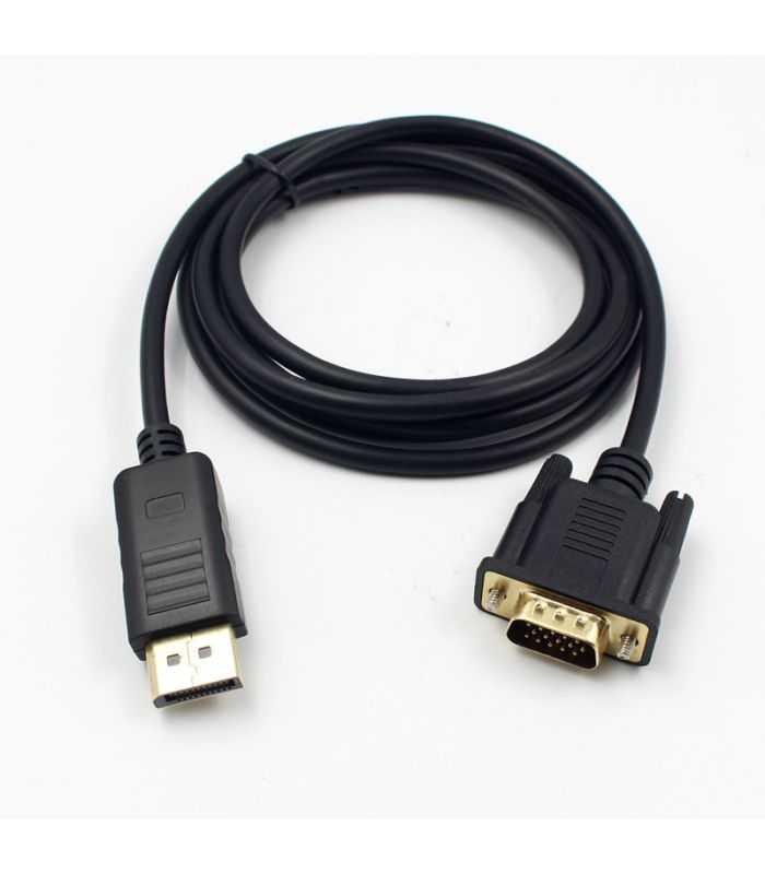 Cablu Displayport V12 La Vga 18m Tata Tata Negru Cablu Dp Vga18
