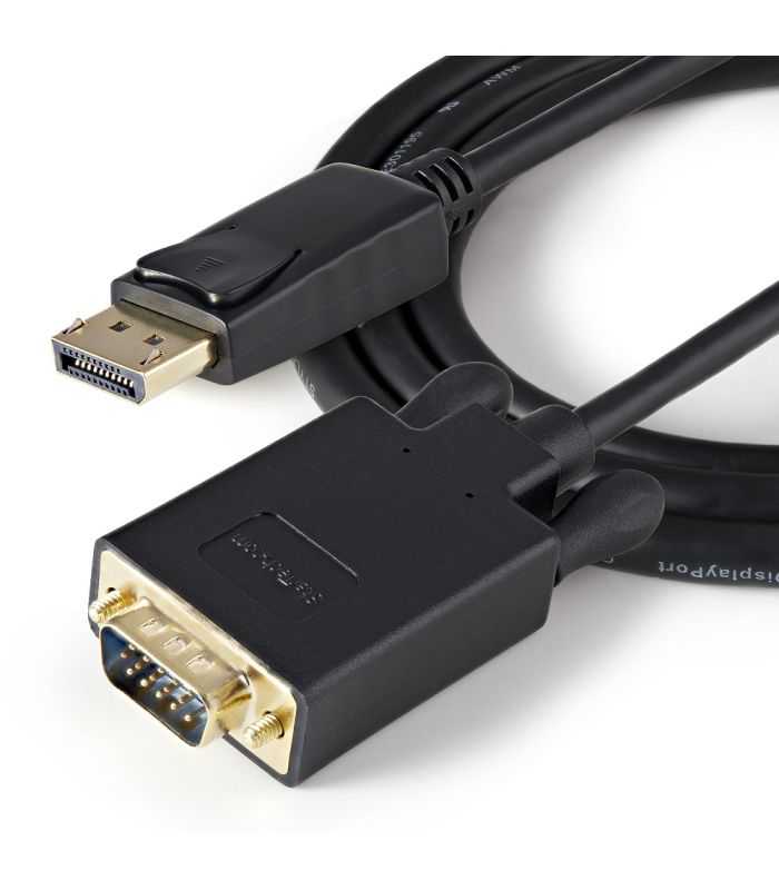 Cablu Displayport V12 La Vga 5m Tata Tata Negru Cablu Dp Vga5