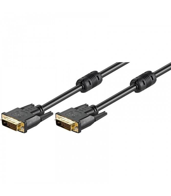 Cablu DVI-D dual link 2m DVI-D 24+1 la DVI-D 24+1 Goobay
