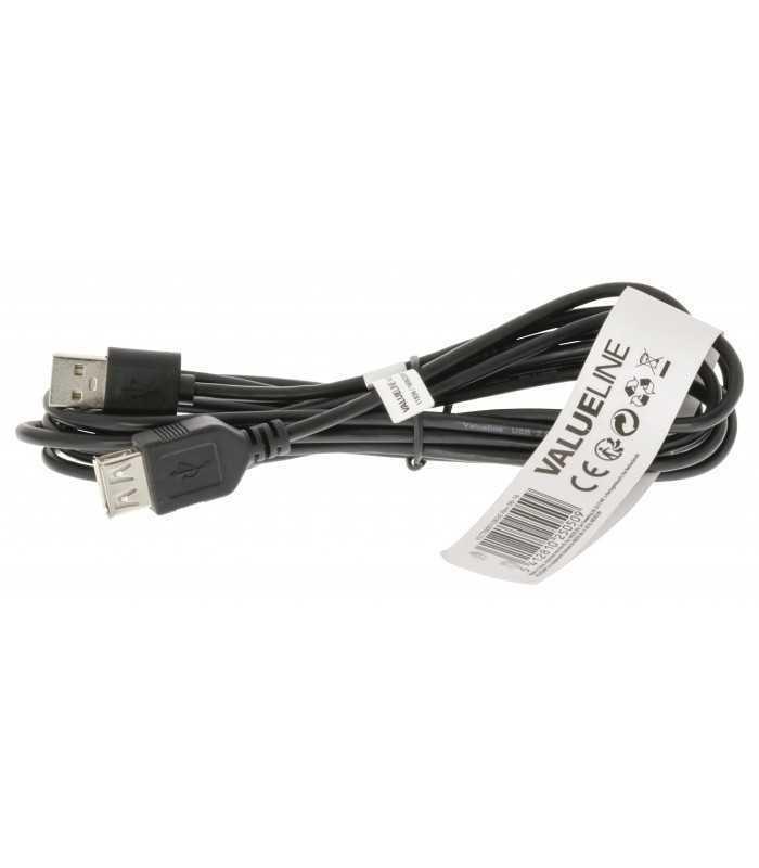 cablu extensie usb 20 a tata usb a mama 3m valueline 2
