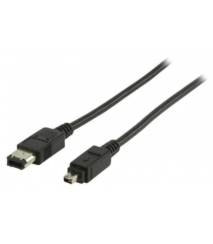 cablu firewire 400 4 pini tata 6 pini tata 2m valueline 1