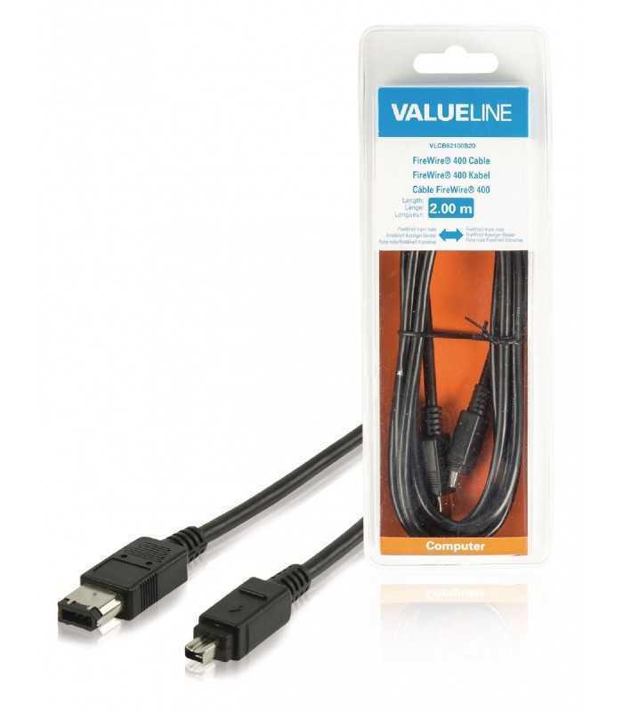 Cablu FireWire 400 4 Pini tata - 6 Pini tata 2m Valueline
