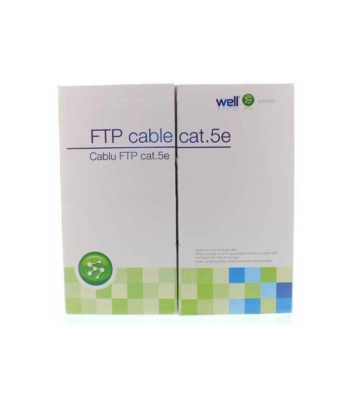 cablu ftp cat5e 8 fire din cupru 050mm well 1