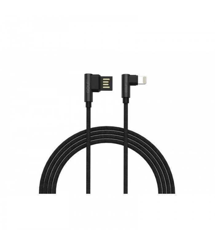 Cablu Golf Pudding iPhone 48I 1m 2.4A negru