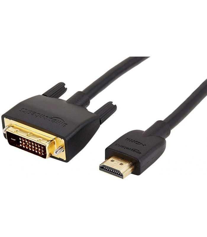 Cablu HDMI Tata - DVI-D 24+1 Tata 1.8m aurit FullHD negru