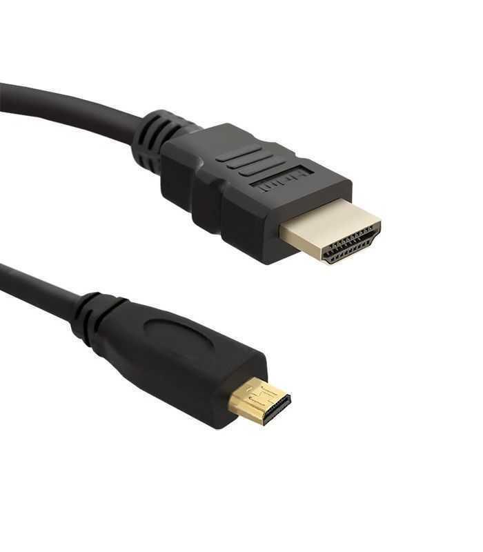 Cablu HDMI v1.4 mufa micro HDMI - HDMI mufa 2m negru QOLTEC 50400