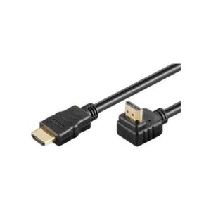 Cablu HDMI2.0v cu ethernet 19p tata - HDMI 19p tata 90 aurit OFC 5m WELL