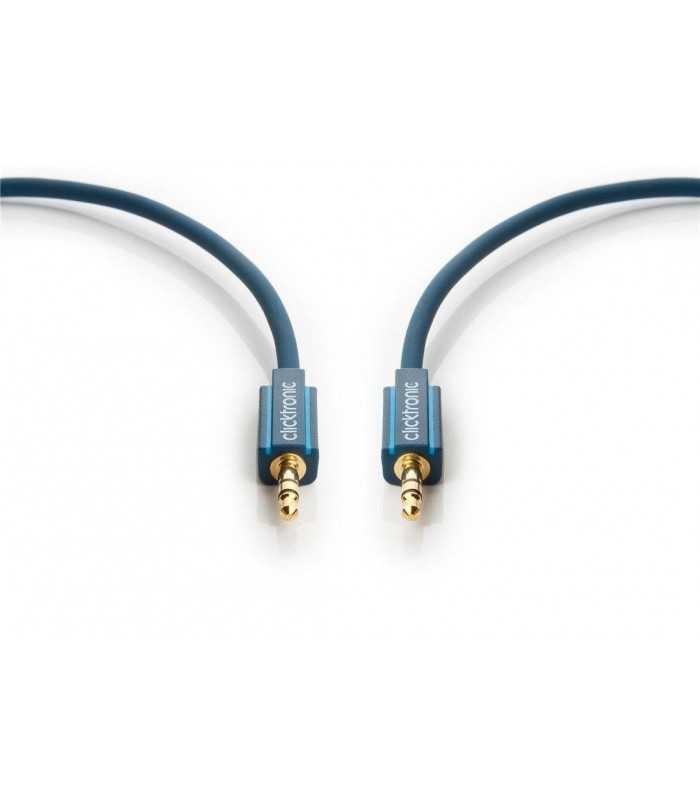 cablu jack 35 mm 35 mm audio 1m tata tata stereo profesional clicktronic 2