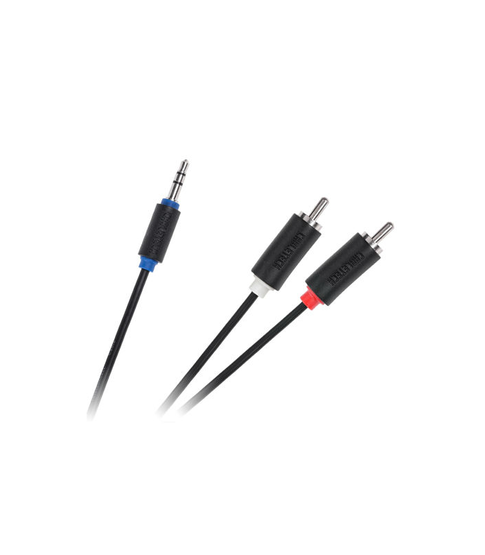 Cablu Jack 3.5 mm la 2x RCA 1.8m Cabletech