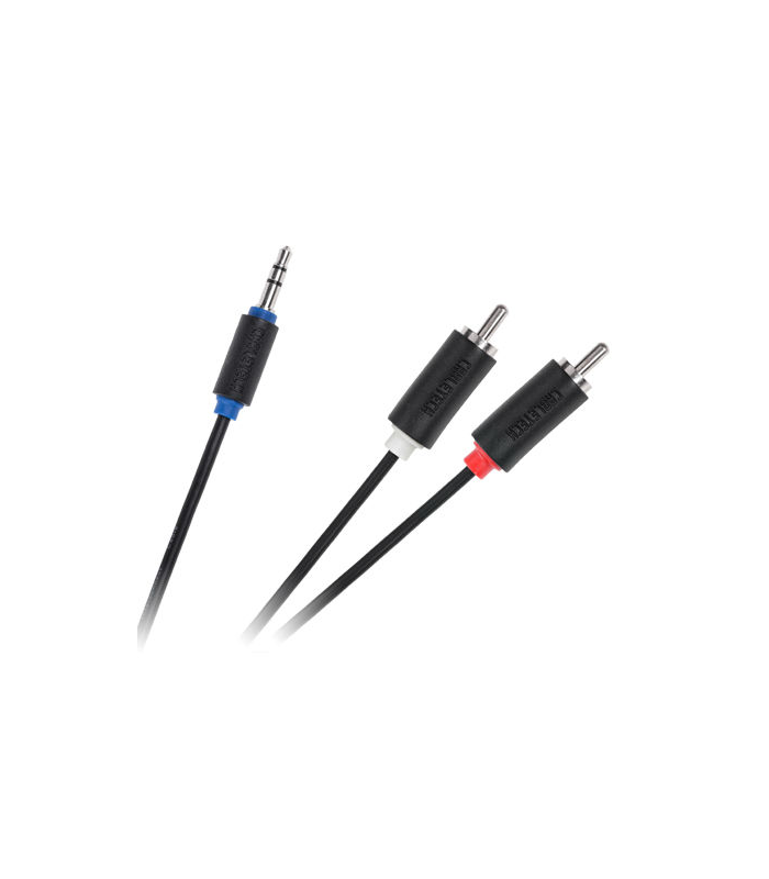 Cablu Jack 3.5 mm la 2x RCA 3m Cabletech