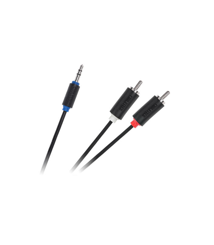 Cablu Jack 3.5 mm la 2x RCA 5m Cabletech