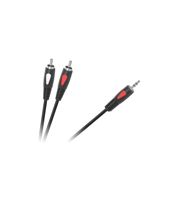 Cablu Jack 3.5 mm la 2x RCA 5m Eco-Line Cabletech
