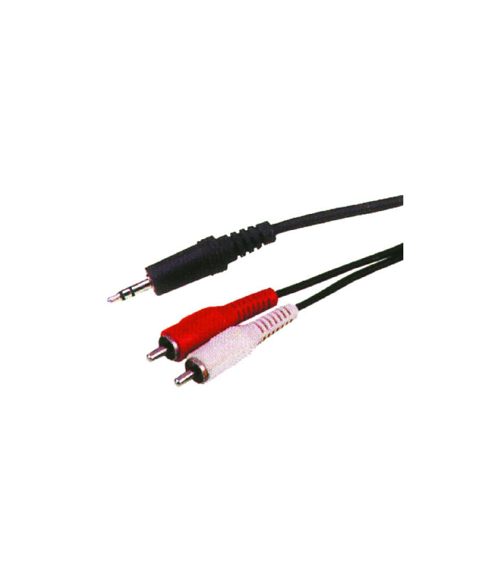 Cablu Jack 3.5 mm la 2x RCA 7.5m stereo Cabletech