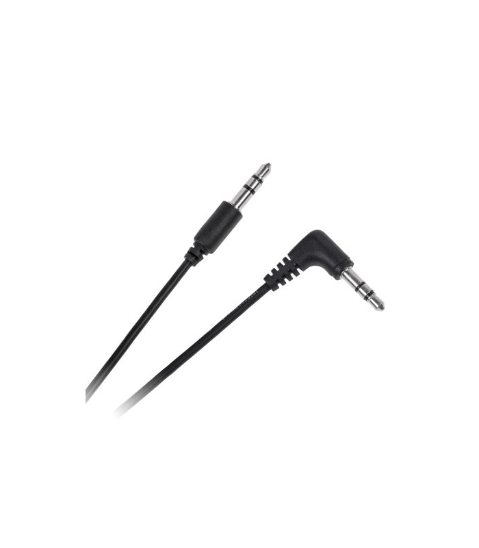 Cablu Jack 3.5 mm la 3.5 mm 90 grade 50cm Cabletech