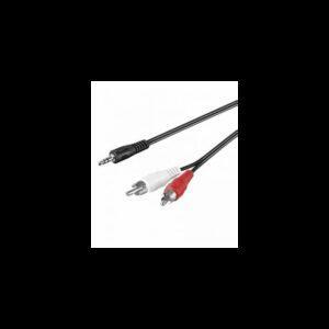 Cablu Jack 3.5 mm stereo la 2x RCA 1.5m Goobay