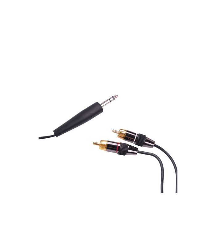 Cablu Jack 6.3 mm STEREO la 2x RCA 1.8m Cabletech