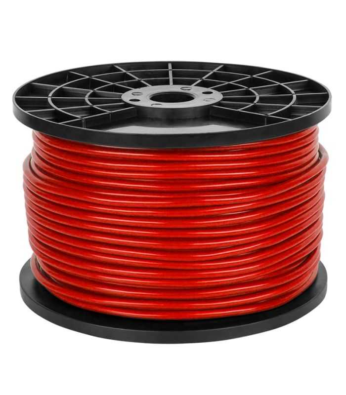 Cablu Microfon Stereo Rosu 6mm Kab0605b Conductor Interior 2x20 Fire Cupru X012mm Rola Pret 1m Cabletech