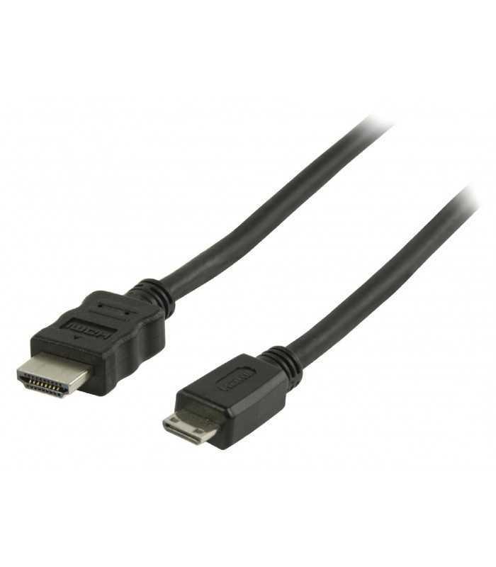 cablu mini hdmi de mare viteza cu ethernet hdmi hdmi mini 1m 4k 3d valueline 1