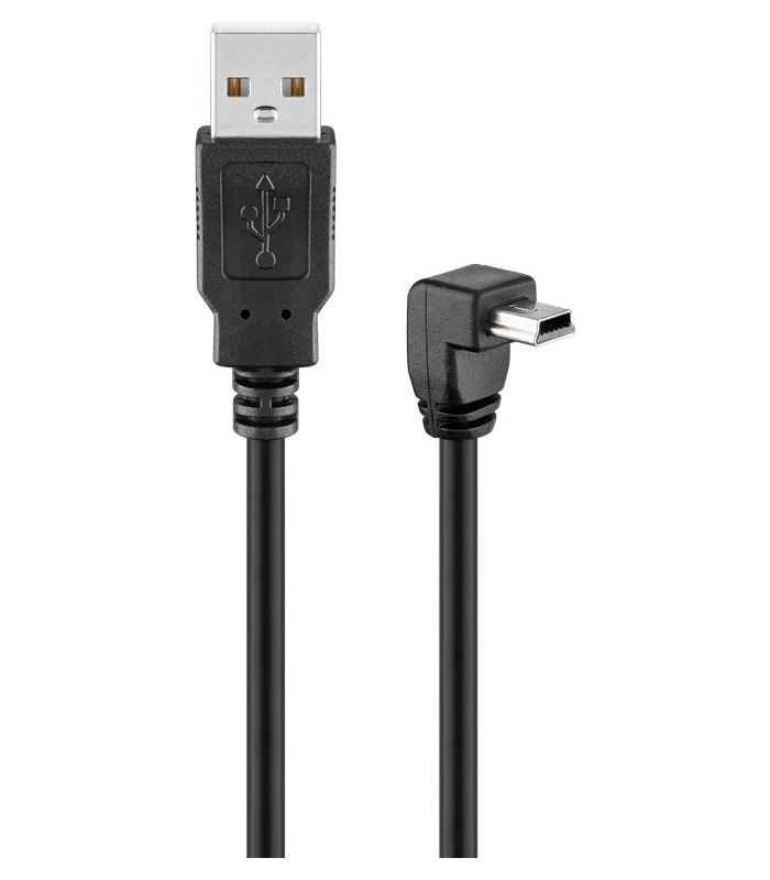 cablu mini usb 90 grade 18m pentru gps uri goobay 1
