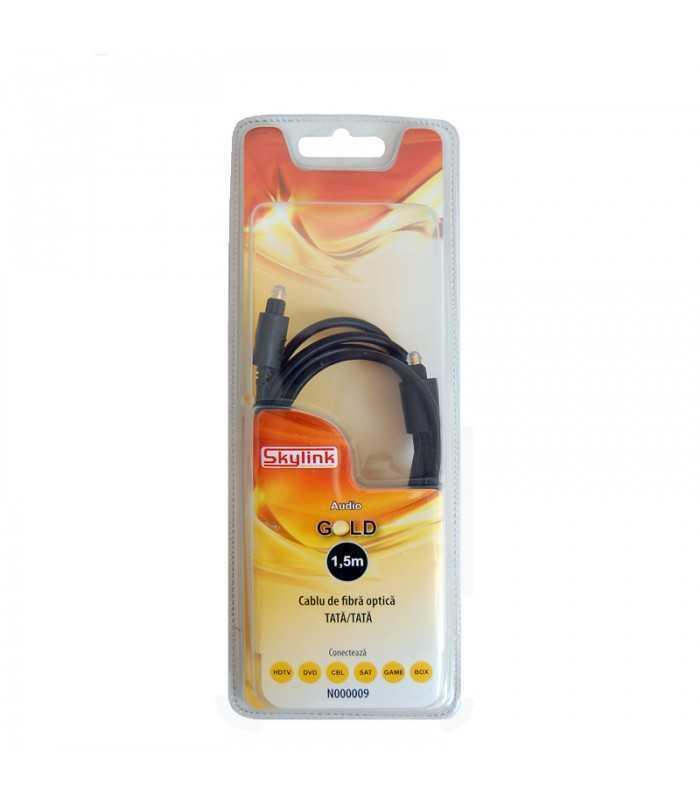 cablu optic toslink 15m gold audio digital 1