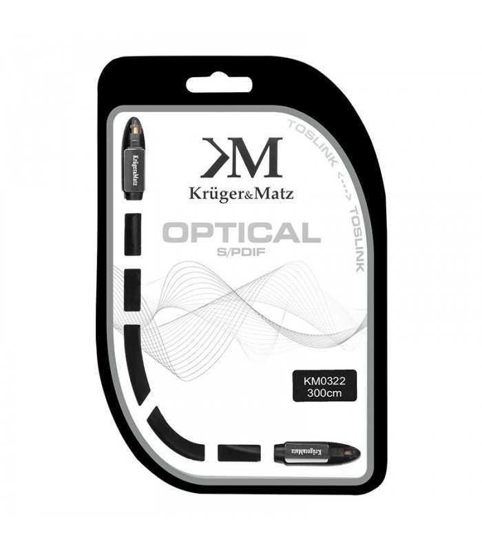cablu optic toslink 3m profesional krugermatz 1