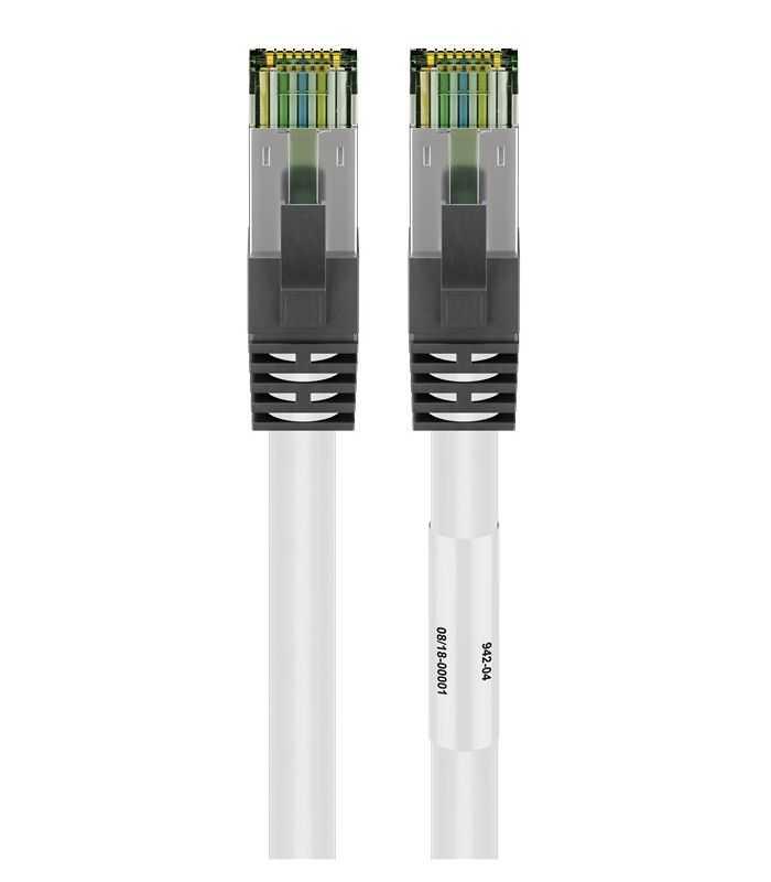 cablu patchcord cat81 sftp 025m alb pimf 2000mhz rj45 cupru goobay 5