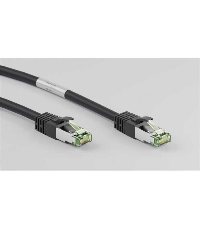 cablu patchcord cat81 sftp 3m pimf 2000mhz rj45 cupru negru goobay 3