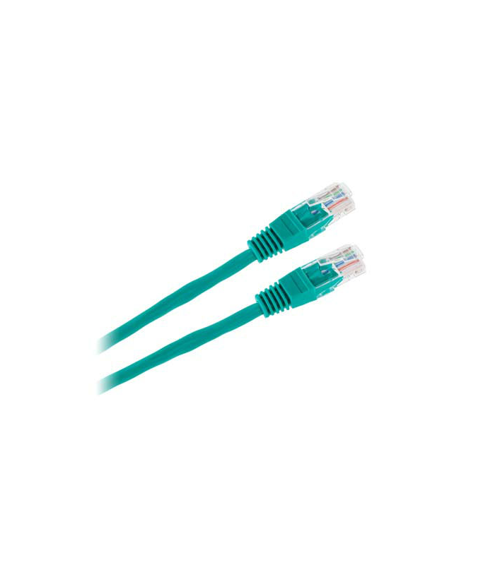 Cablu patchcord UTP verde 0.5m CCA Cabletech