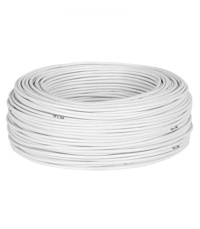 Cablu Pentru Telefon Sau Alarma Din Cupru Ytdy 4x05mm 1m Liniar Alb Cabletech Kab0551