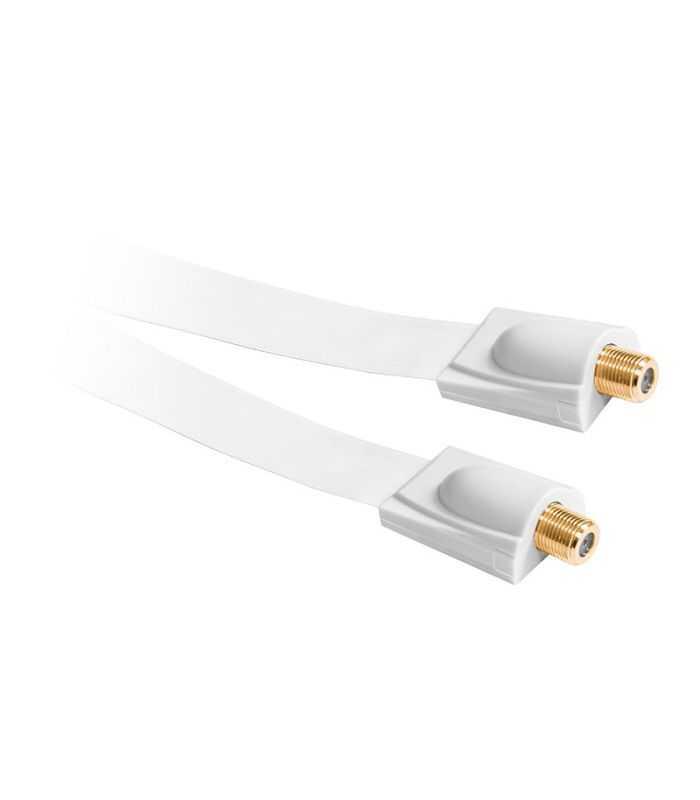 Cablu plat cu mufa F mama - F mama pentru trecere fereastra KPO3834F