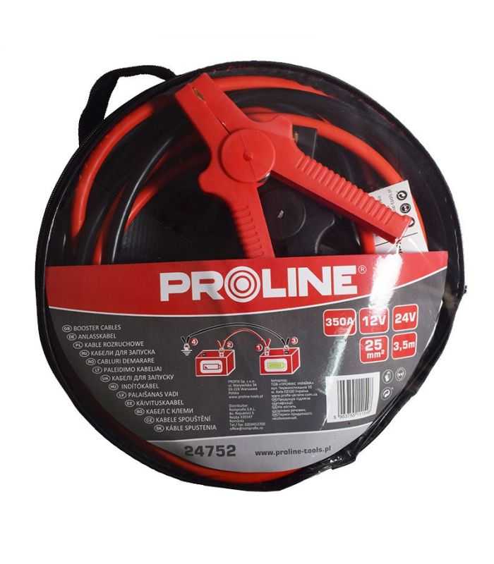 Cablu Pornire Auto Cu Crocodili 35m 350a Proline