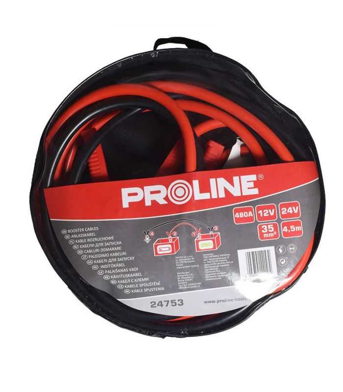 Cablu Pornire Auto Cu Crocodili 45m 480a Proline