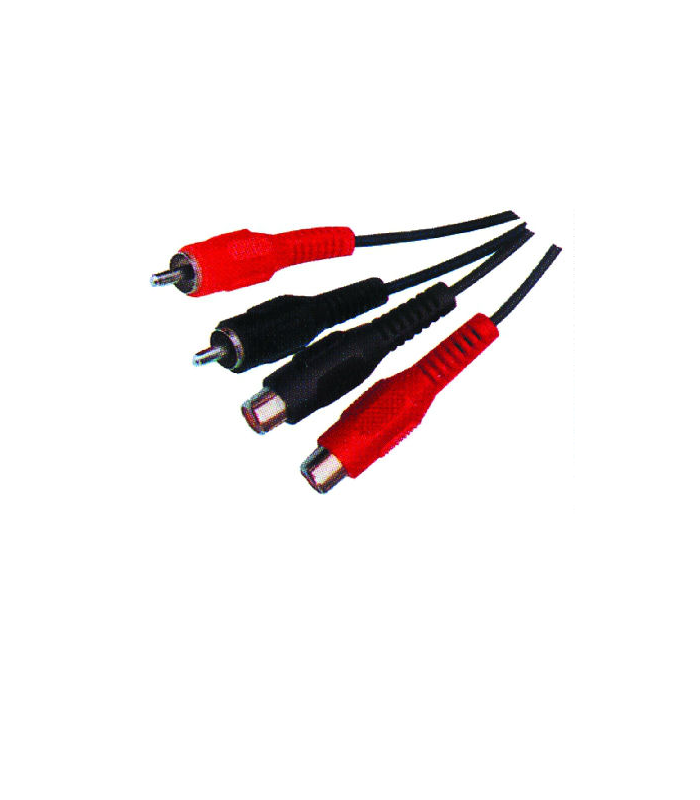 Cablu prelungitor 2x RCA 3m mama-tata Cabletech