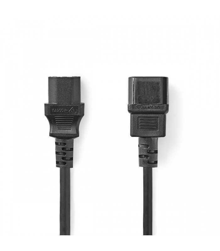 Cablu prelungitor de alimentare IEC- 320-C14 - IEC-320-C13 2m Nedis