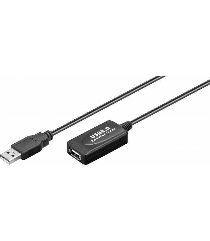 Cablu prelungitor USB 10m extensibil 20m Goobay