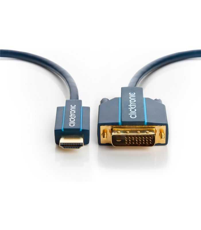 cablu profesional 1m hdmi dvi 241 ultra hd 4k 60hz cupru awg30 aurit clicktronic 4