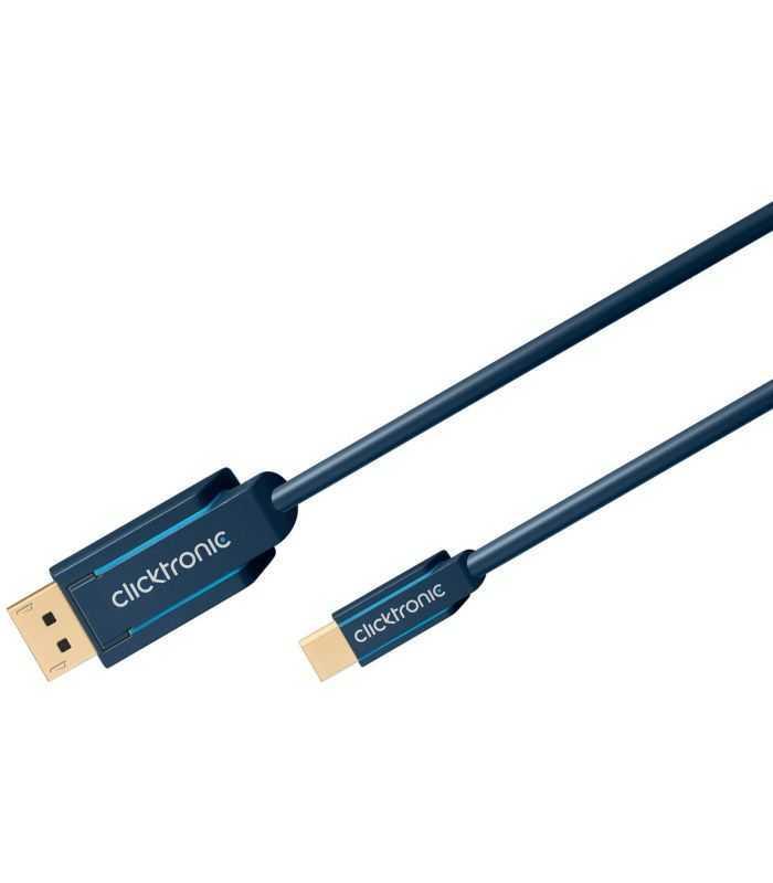 cablu profesional 2m mini displayport displayport 2560x1600p apple macbook pro air ofc cupru awg32 clicktronic 3