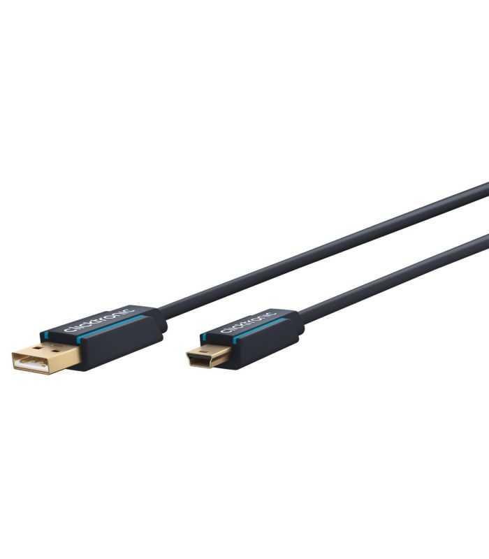 Cablu Profesional 3m Mini Usb 20 Usb Hi Speed 480mbit S Ofc Cupru Fara Oxigen Aurit Clicktronic 70128