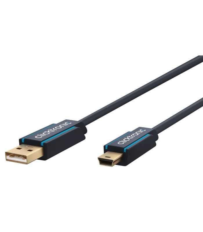 Cablu Profesional 3m Mini Usb 20 Usb Hi Speed 480mbit S Ofc Cupru Fara Oxigen Aurit Clicktronic 70128