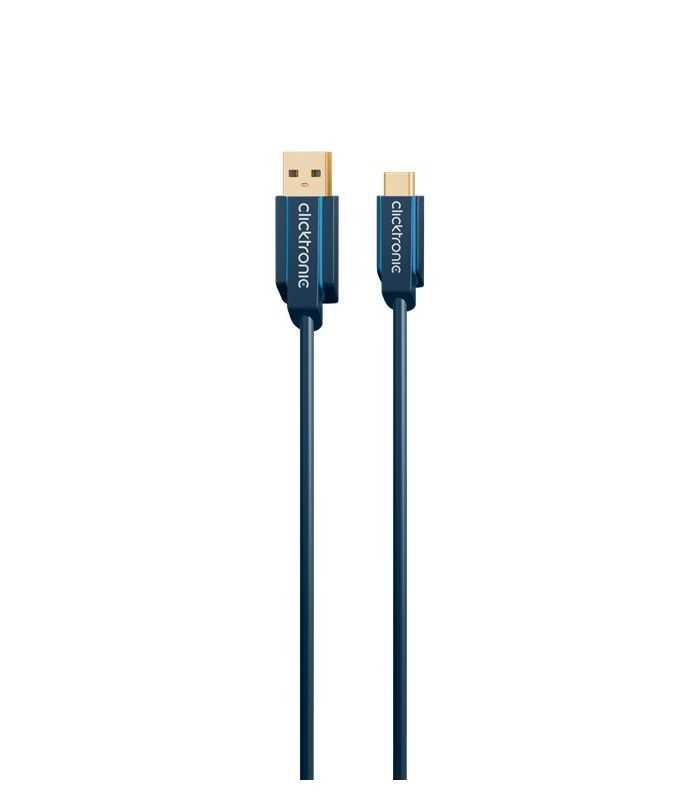 cablu profesional 3m usb type c usb 30 45w superspeed 5gbit s ofc cupru aurit clicktronic 4