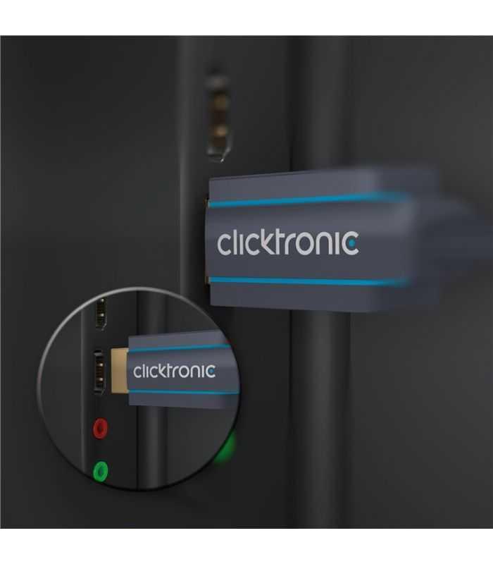 Cablu Profesional Clicktronic Displayport La Hdmi 10m Aurit V20 4k 60hz 102gbit S Awg26 44927