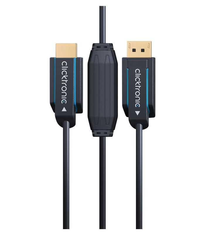 Cablu Profesional Clicktronic Displayport La Hdmi 5m Aurit V20 4k 60hz 102gbit S Awg26 44926