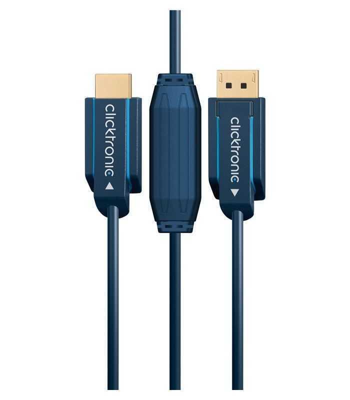 cablu profesional displayport hdmi 1m full hd 1920x1200p awg30 clicktronic 2