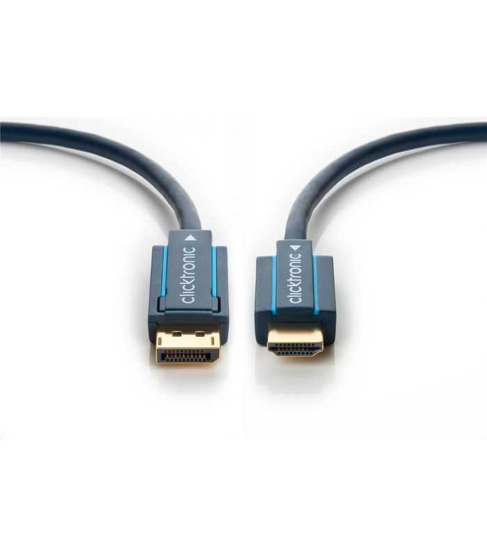 cablu profesional displayport hdmi 1m full hd 1920x1200p awg30 clicktronic 4