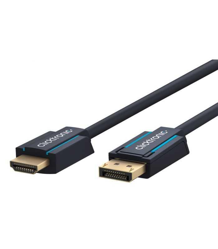 Cablu Profesional Displayport Tata Hdmi Tata 5m Clicktronic Ofc 102gbit S 1920x1200p
