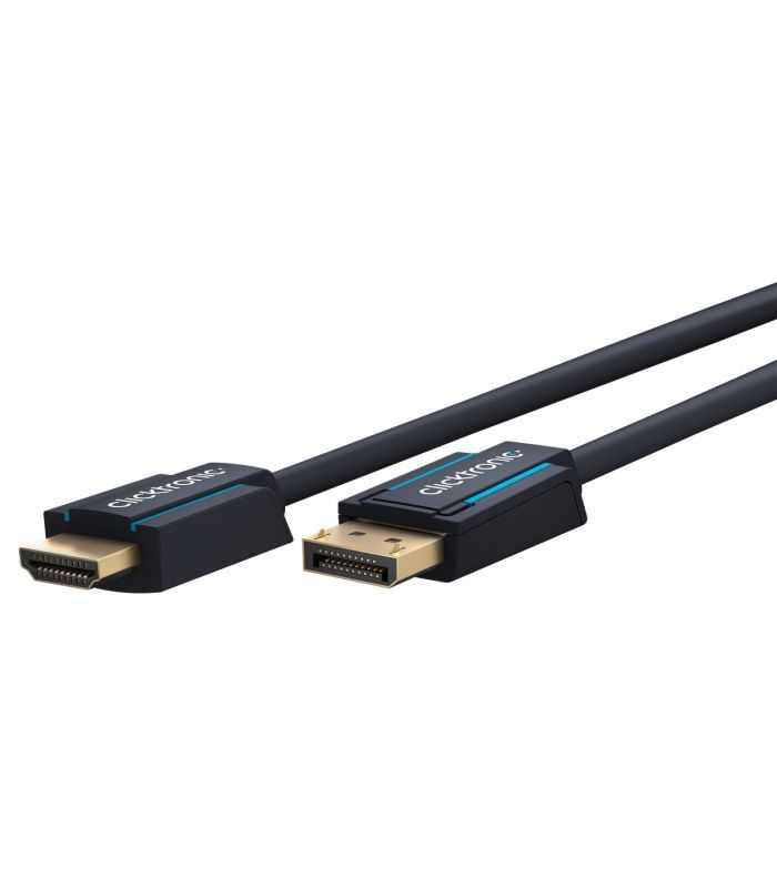 Cablu Profesional Displayport Tata Hdmi Tata 5m Clicktronic Ofc 102gbit S 1920x1200p