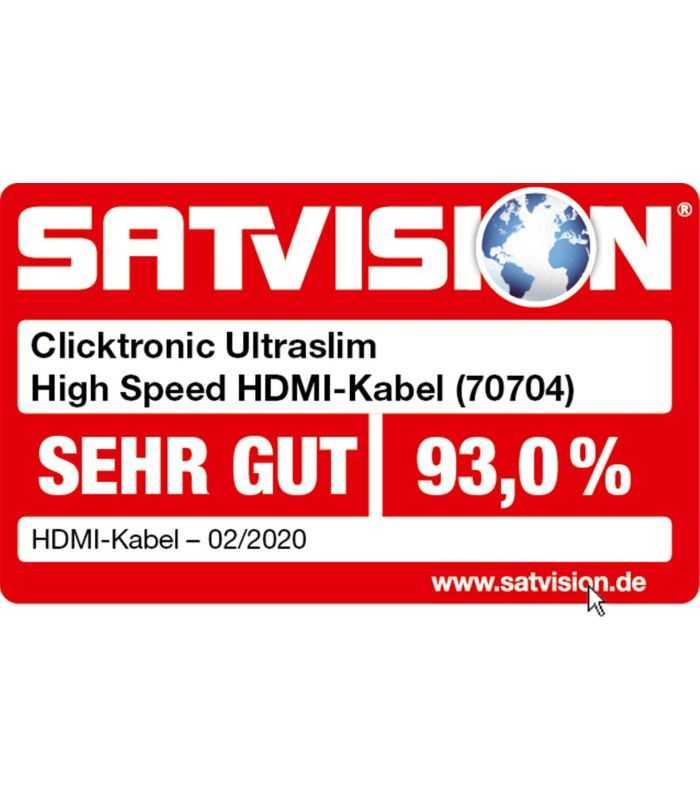 cablu profesional ultra slim 4mm hdmi 2m tata tata arc ultra hd 4k 60hz cu ethernet ofc awg34 clicktronic 2